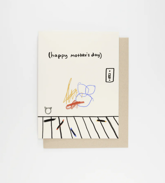 Crayons Happy Mother's Day Notecard