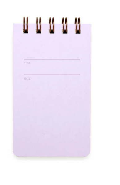 Reporter Notebook - Lilac - Lined