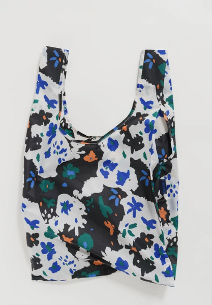 Baggu: Black Litho Floral Standard Reusable Bag