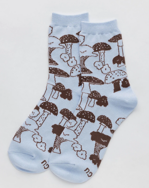 Baggu: Crew Sock Mushroom