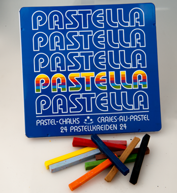 Pastella - Pastel Chalks - tin 24 sticks in box