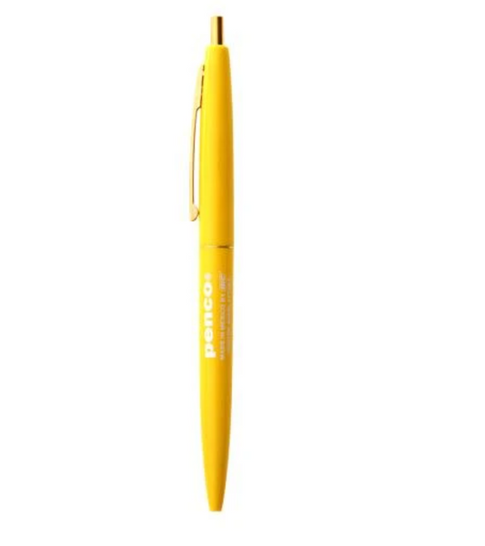 Penco: Knock Ballpoint Pen - Yellow