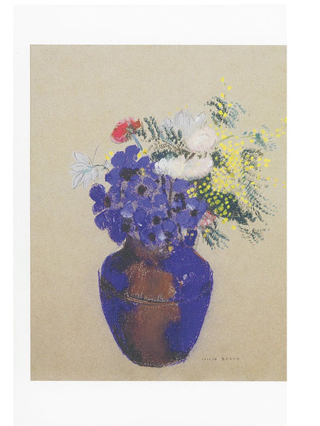 AHC Postcard Redon: Vase of Flowers