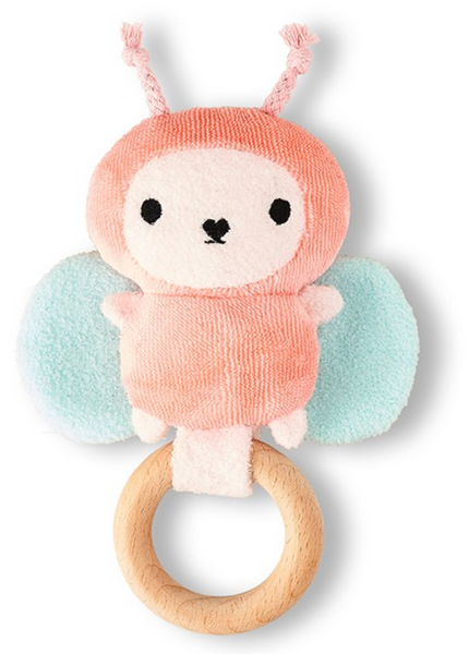 Pink Ricebutter Baby Rattle Noodoll