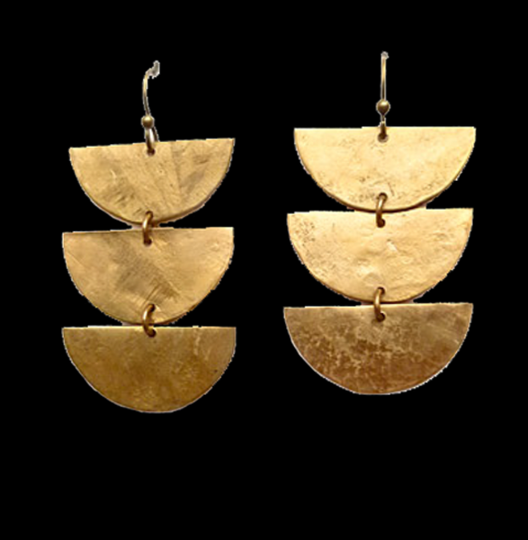 Alchemelia:  Three Drops Earrings