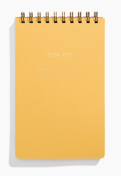 Task Pad Notebook - Mustard