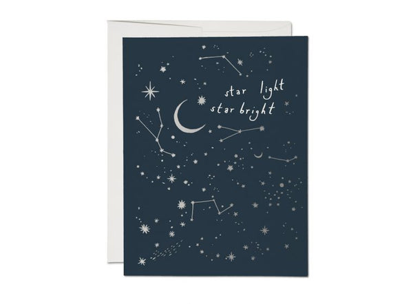 Notecard Moon and Stars