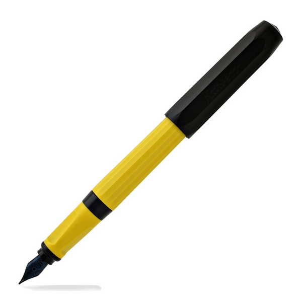 Kaweco Perkeo fountain pen yellow & black fine nib
